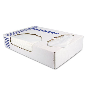 Heritage Linear Low-density Can Liners, 60 Gal, 1.5 Mil, 38" X 58", Clear, 100-carton freeshipping - TVN Wholesale